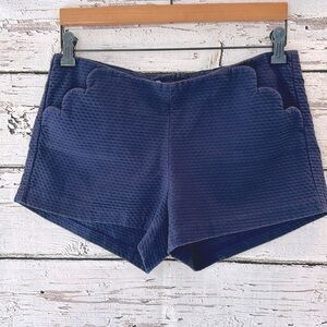 Lilly Pulitzer Navy Shorts with Scallop Pocket Detail, Size 4
